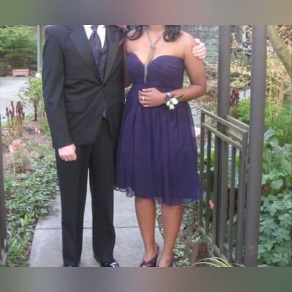 Donna Morgan Chiffon Strapless Dress (Nordstrom’s) - Picture 8 of 8